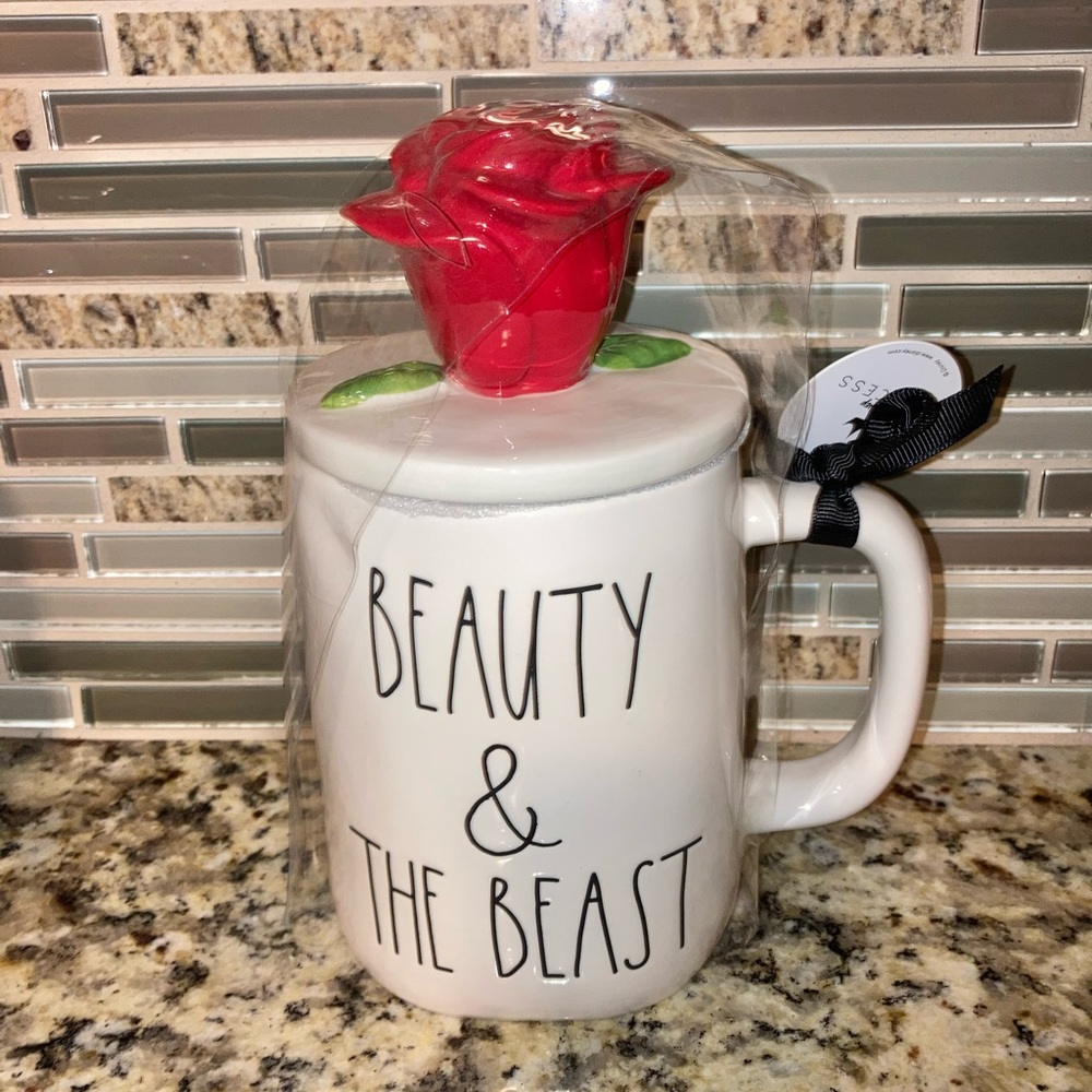 Rae Dunn X Disney BEAUTY & THE BEAST Mug